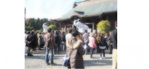 明日は［大吉］　大当たり祈願祭だゾウ♫