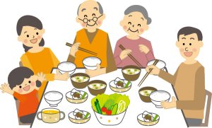 家族の絆とご飯の香りで《金運アップ》