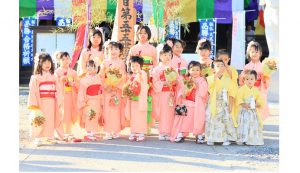 3回出ると病気にならないと言われる《お稚児さん》