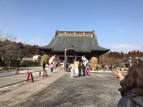 長福寿寺へお礼参り　（千葉県）