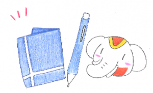 金運アップ待ち受け! 仕事運アップの【青のアイテム】だゾウ♪