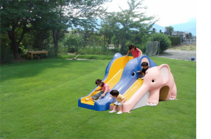 吉ゾウくんの［すべり台］　8月1日に完成します‼