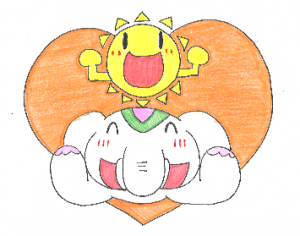 金運アップ待ち受け!運氣上昇!【一陽来復(いちようらいふく)】だゾウ♪