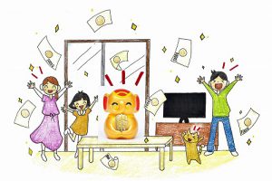 リビングに「祈り処」を設けましたか？　金運アップの要諦です。