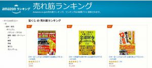 アマゾン売れ筋ランキング 1位・2位・3位を独占しています!