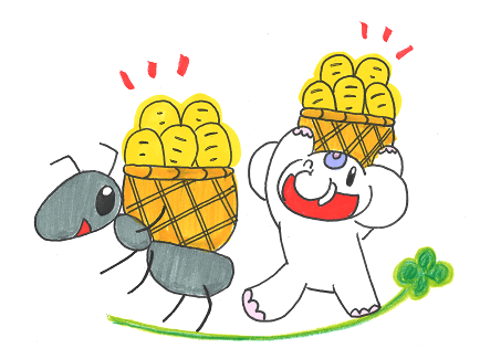 宝くじが当たる人の前兆｜蟻の夢を見て宝くじ当選の待ち受け画像