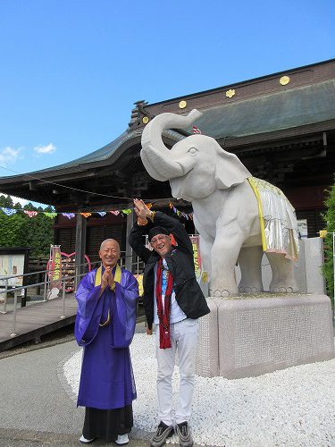 デューク更家さんがご来山下さいました！