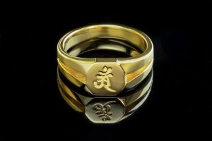 ＼明後日より申込みスタート！／吉ゾウくんの【金運増大GOLDリング】（住職の直筆を刻印）