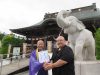 （元）関脇　琴勇輝　（現）佐渡ヶ嶽部屋の荒磯勇輝親方が来山！