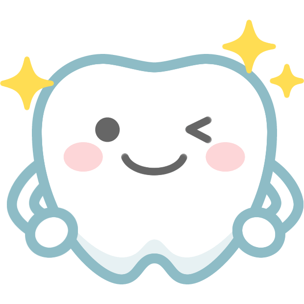 歯のイラスト】ピカピカに輝く健康な歯のキャラクター | 無料フリーイラスト素材集【Frame illust】