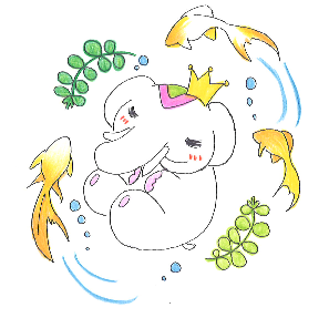 金運の象徴【金魚】だゾウ!