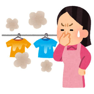 部屋干し、生乾きのイヤなニオイをなくす