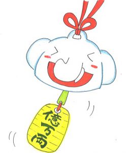 金運アップ待ち受け!厄除け&幸運を呼ぶ【風鈴】だゾウ♪