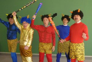 長福寿寺の総代による節分会イベント 「赤鬼でガンス」