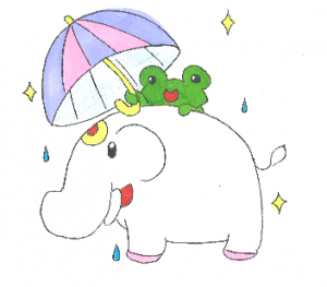 金運アップ!待ち受け!!金運を招く【カエル】だゾウ♪