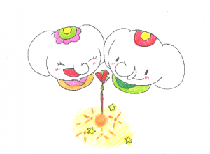 金運アップ待ち受け!【線香花火】で金運アップ!だゾウ♪