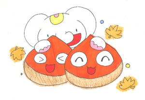 金運アップ!待ち受け! 【栗】を食べれば勝負運&金運アップ!だゾウ♪