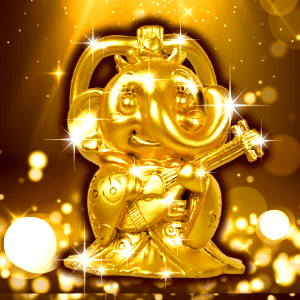 日本一!金運が上がる吉ゾウくんが【七福神(弁財天)】になりました!